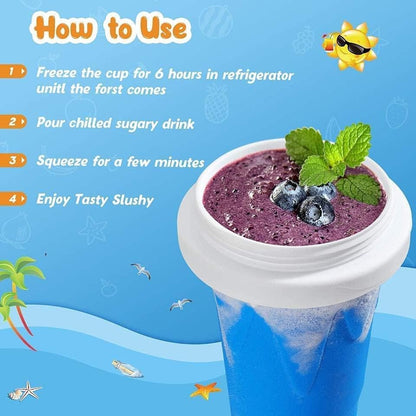 Frozen Magic Slushy Maker Squeeze Cup
